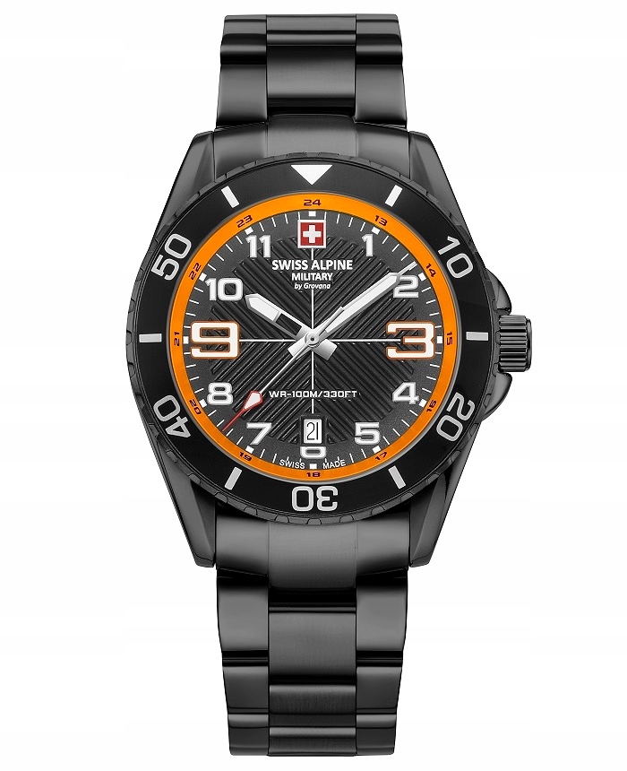 Originální Hodinky Swiss Alpine Military Raptor SAM7029.1179 Nápad Na Dárek