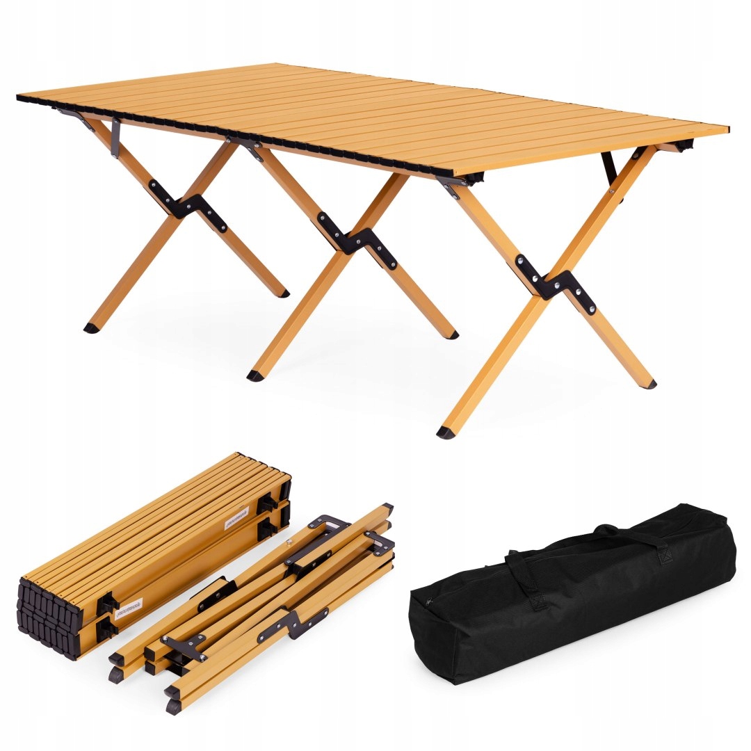 Stolik turystyczny składany 120x60 cm kempingowy z torbą MultiGarden