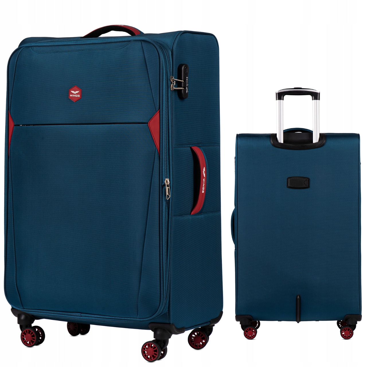 Duża, Pojemna Miękka Walizka L Z Nylonu Poszerzana 110L Wings DPR01U