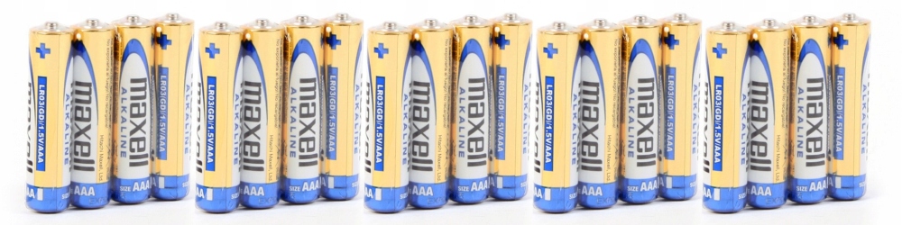 

Baterie Maxell Alkaiczne LR03 Aaa 1,5V Power x 20