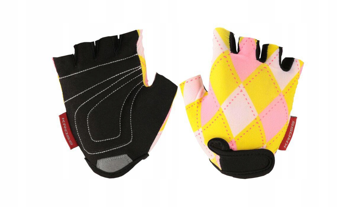 Rękawiczki Kross Joy Yellow/pink S