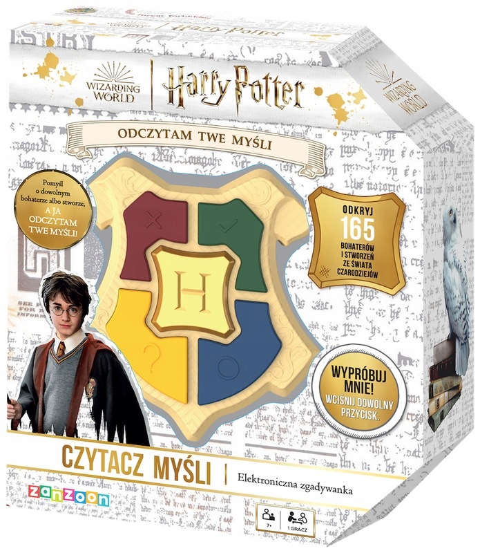 Towarzyska Gra Planszowa Planszówka Rodzinna Gra Harry Potter i Czytacz Set