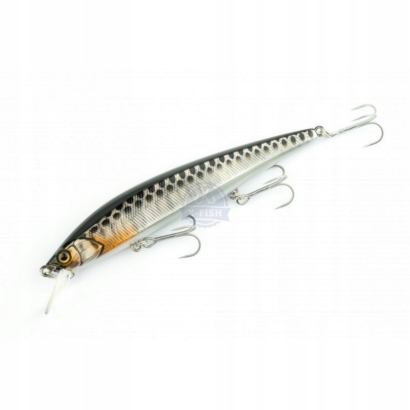 Wobler Jackall Rerange 130SP Hl Silver & Black