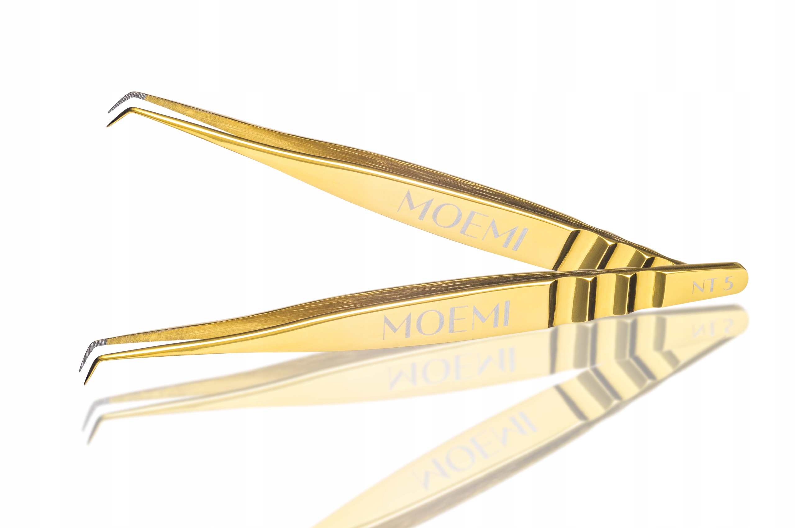 Pinzeta na řasy Nano Technology NT5 75° 6 mm Moemi