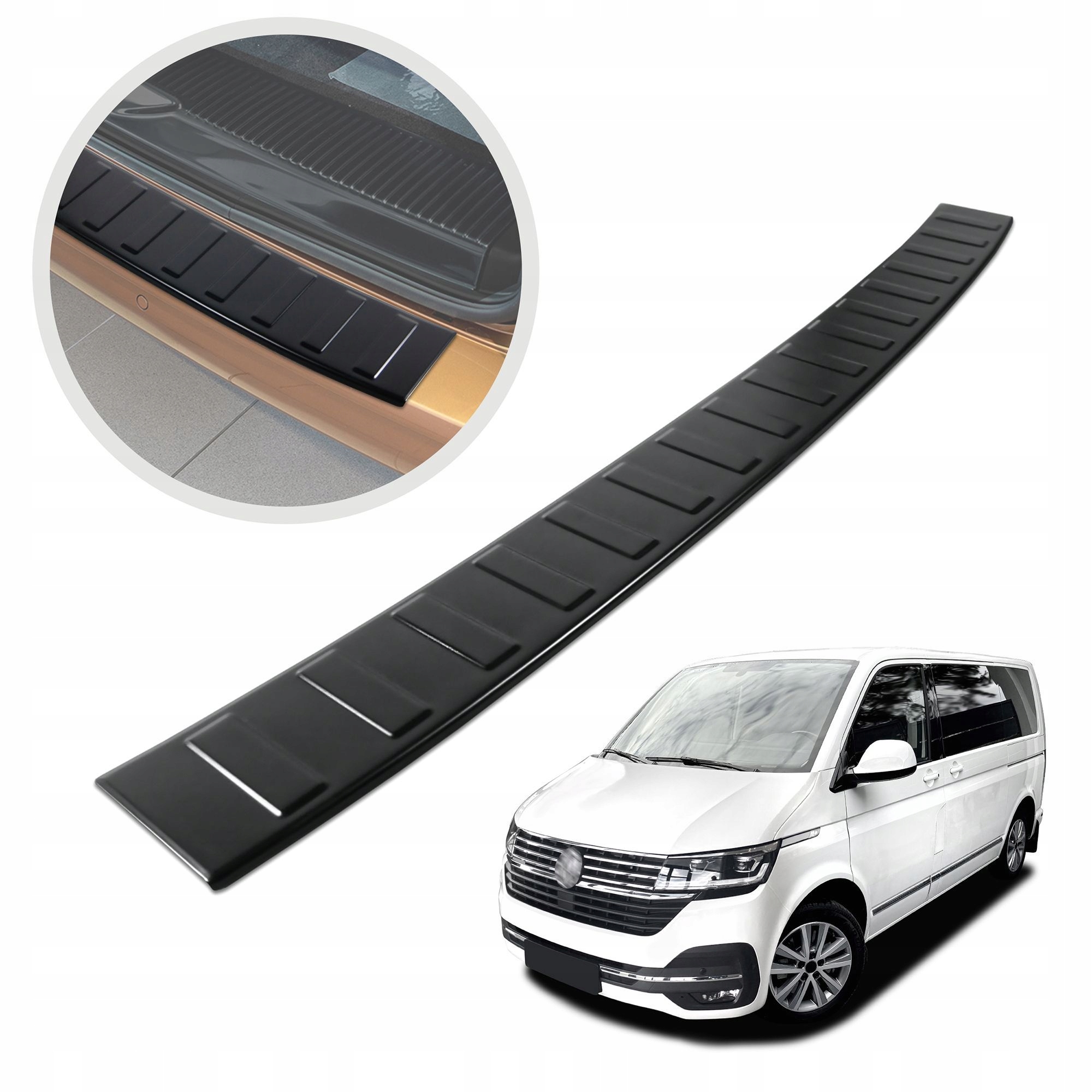 Ochranná lišta na zadný nárazník pre Vw Multivan T6.1 2019-2022