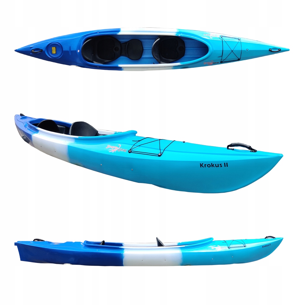 DWUOSOBOWY KAJAK RODZINNY STABILNY 2+1 KROKUS II