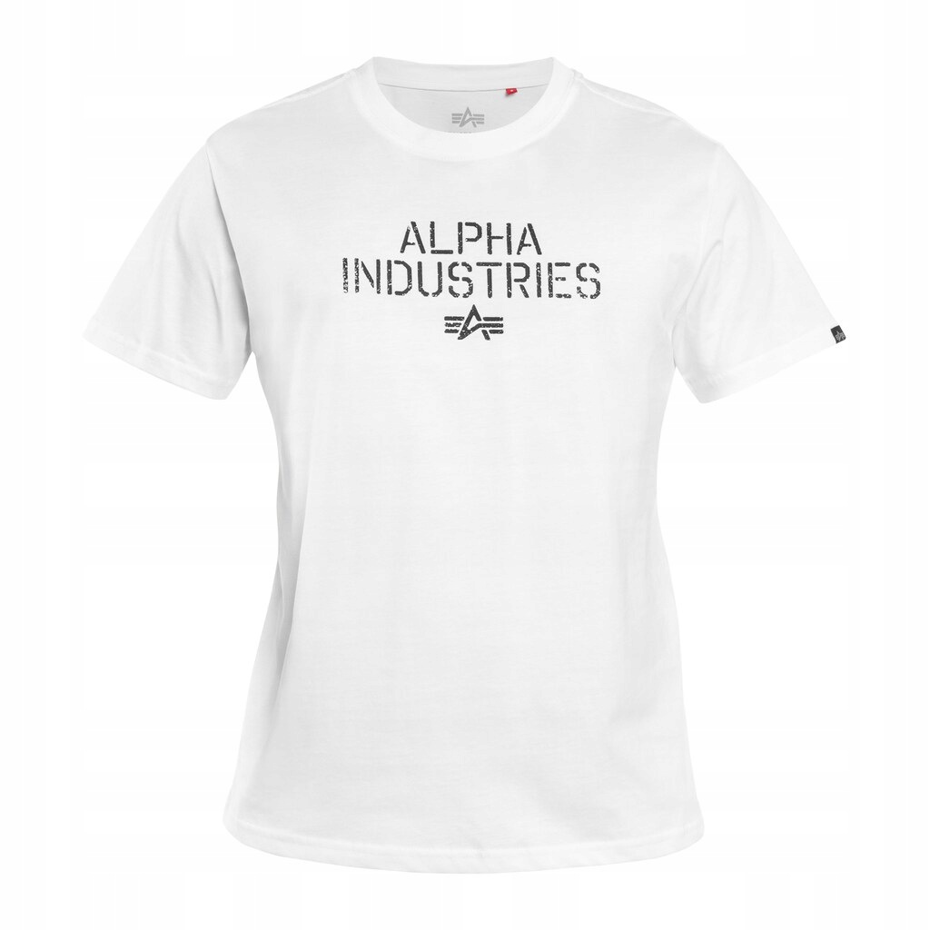 Tričko bavlněné tričko Alpha Industries Target Backprint White 3XL