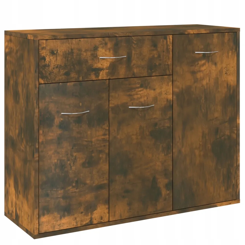 Szafka, przydymiony dąb, 88x30x70 cm, materiał dre