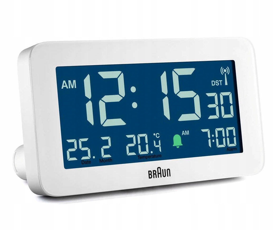 

Budzik Braun BC10W-RC Alarm Auto-podświetlenie Dcf