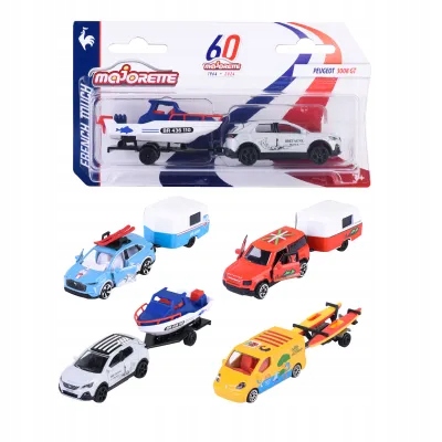 Majorette Auto z przyczepą