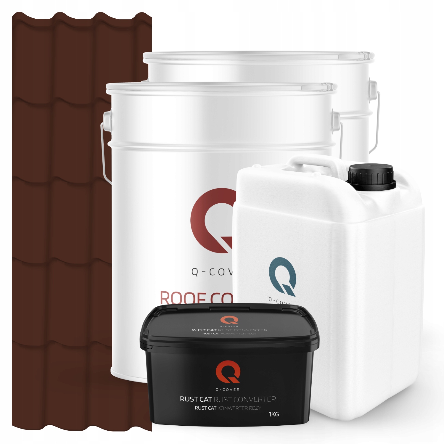 Farba Na Strechu Kovová Súprava Hnedá Teplá Ral 8016 74 m2 Polomatná