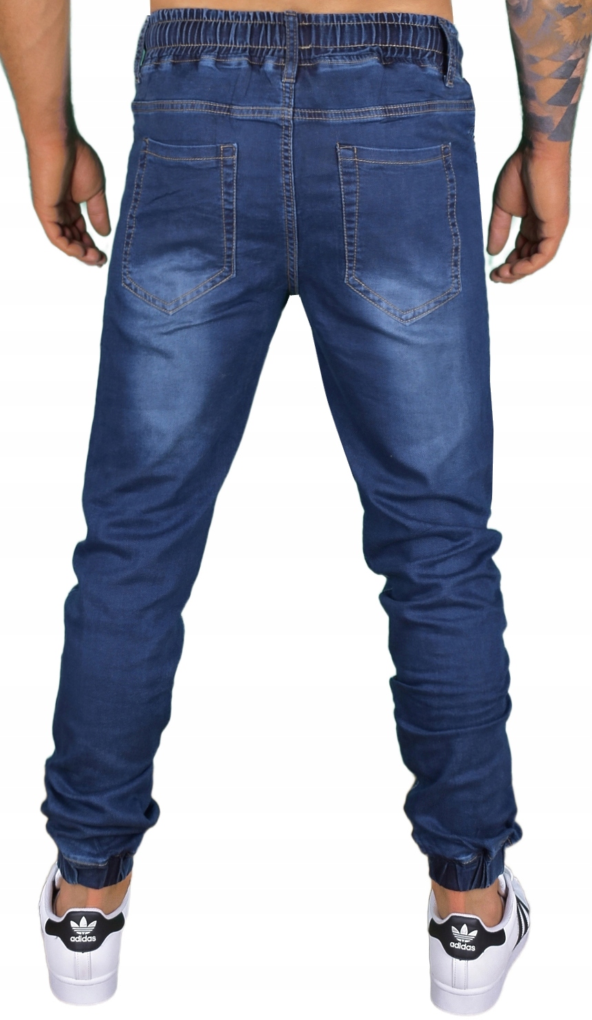 JOGGERY MĘSKIE SPODNIE BOJÓWKI JEANSOWE JAKOŚĆ Kod producenta 8116#