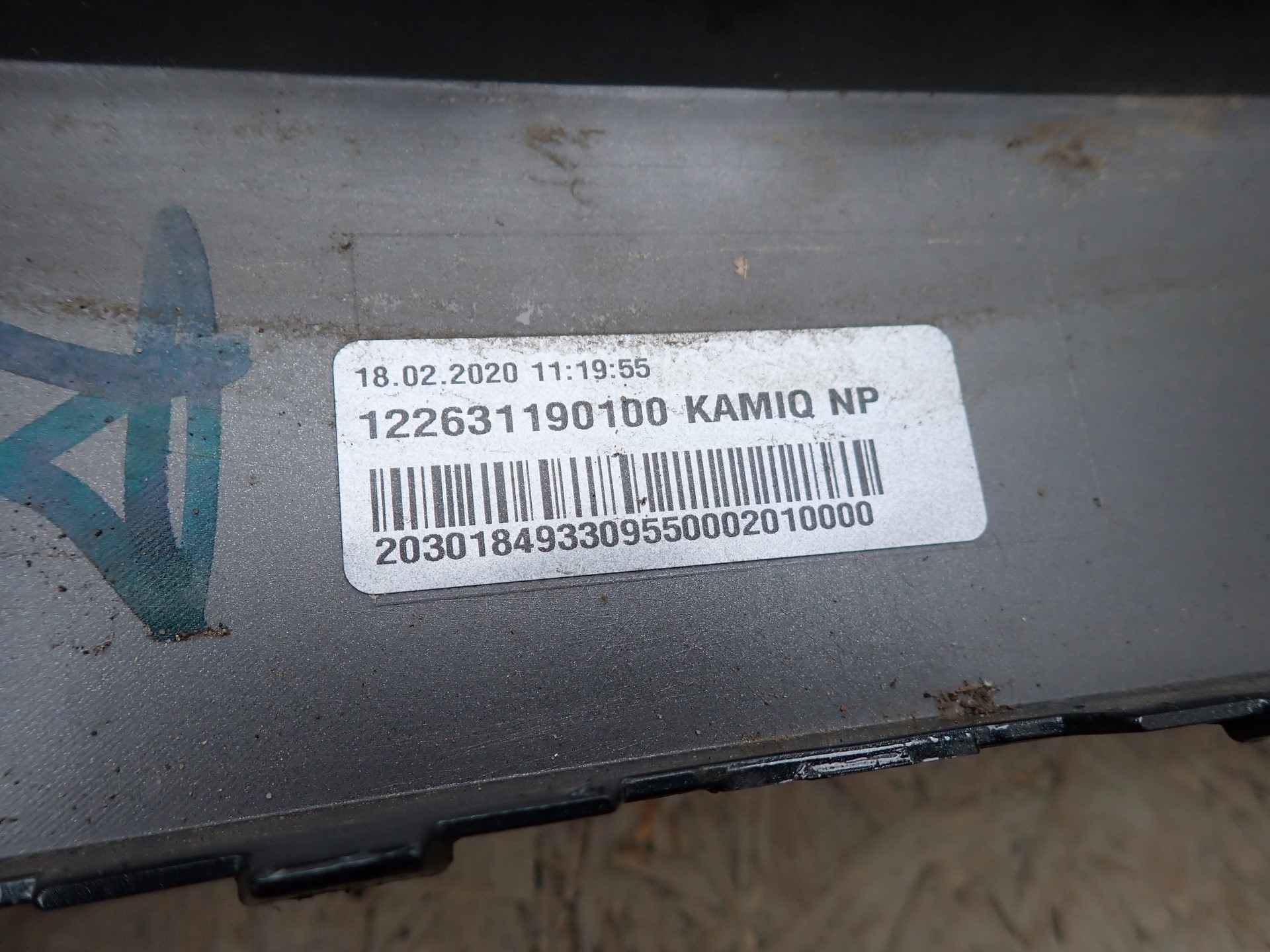 bumper front front SKODA KAMIQ 568 NW4 2019-2024R