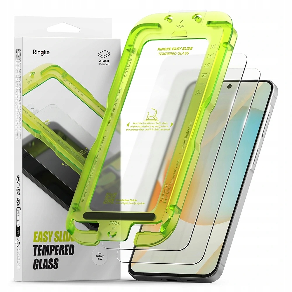 Ringke Slide szkło hartowane (2 szt.) Samsung Galaxy A57 5G przezroczyste