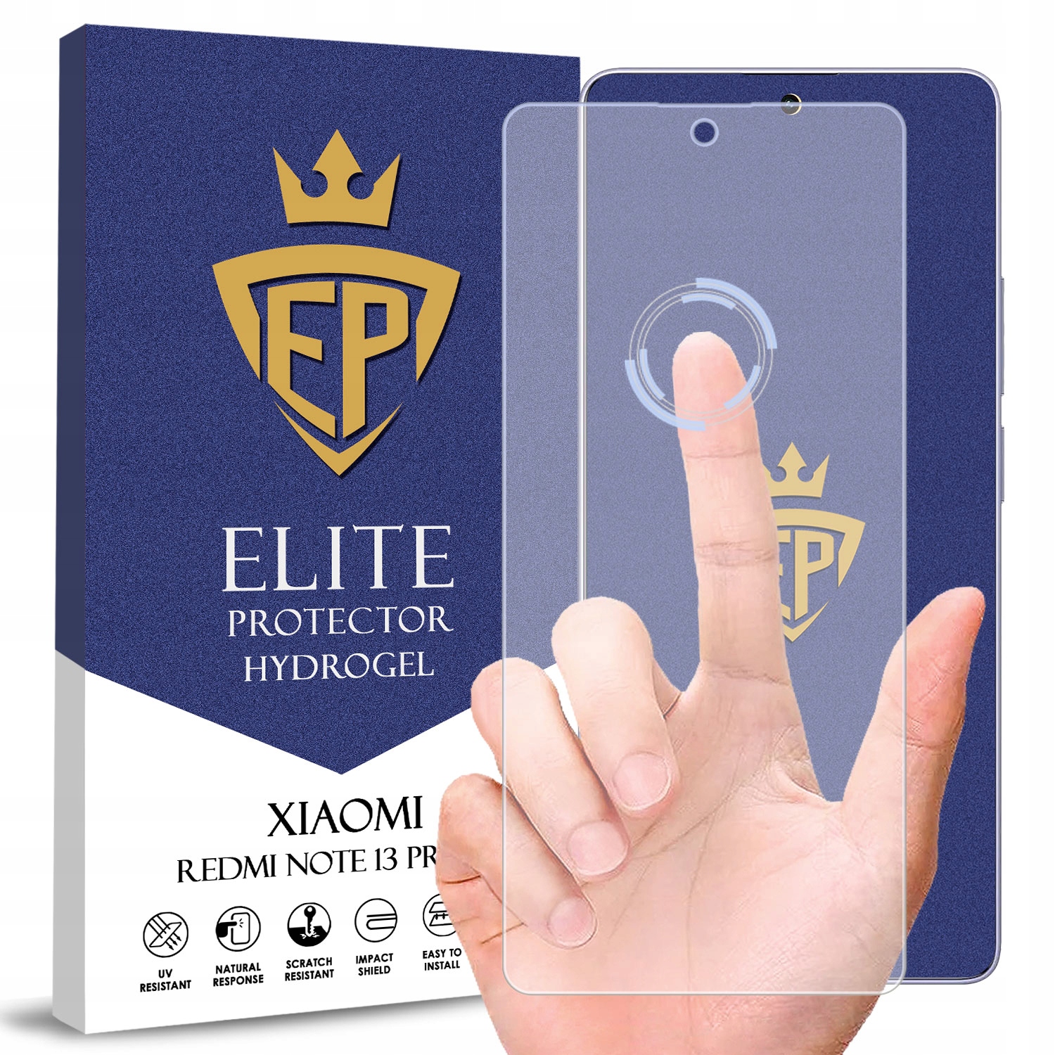 NAJLEPSZE SZKŁO 5D DO XIAOMI REDMI NOTE 13 PRO 4G NIETŁUKĄCE ELASTYCZNE