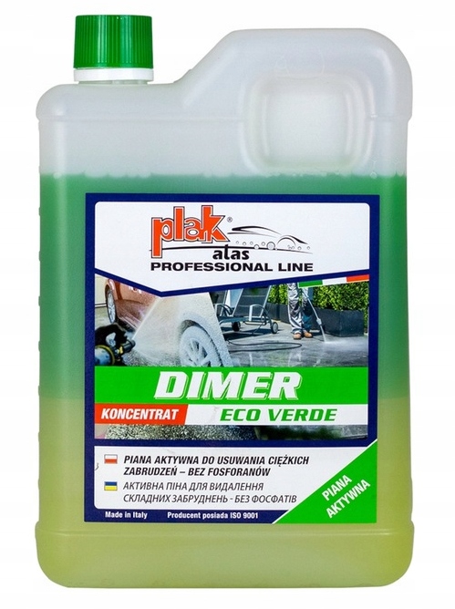 Atas Dimer Eco Verde Aktywna Piana do Mycia Aut Koncentrat płyn 2kg