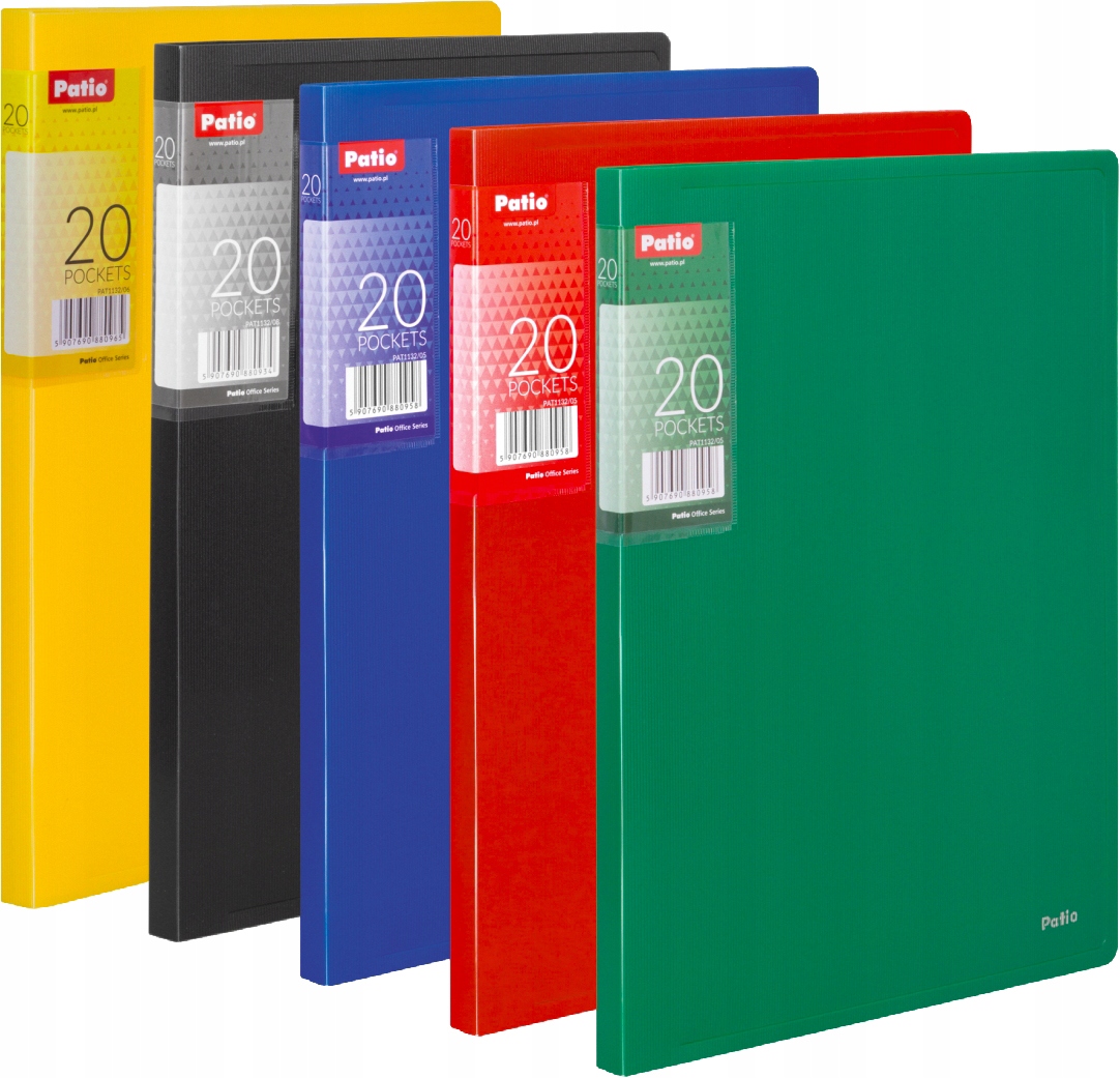 TECZKA A4 CLEAR BOOK 40 KOSZULEK PATIO NIEBIESKA EAN (GTIN) 5907690881078