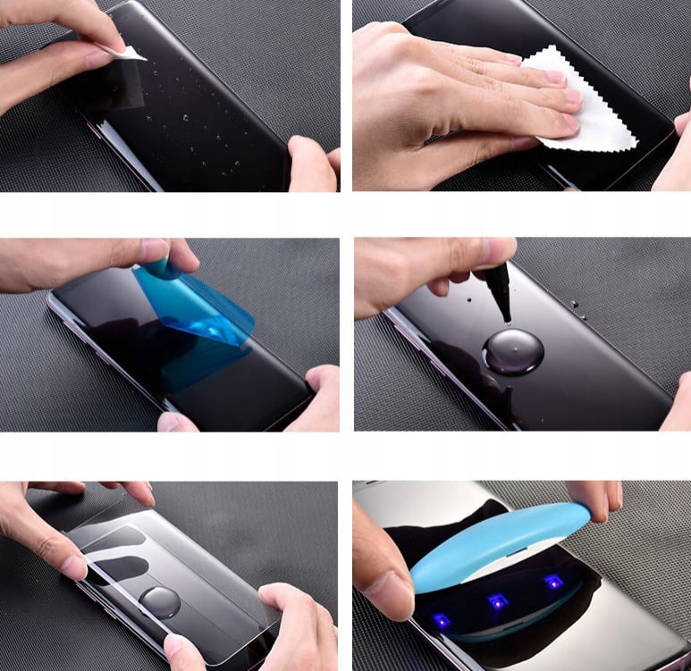 SZKŁO HARTOWANE MOCOLO UV + LAMPA DO ONEPLUS 9 PRO Dedykowana marka OnePlus