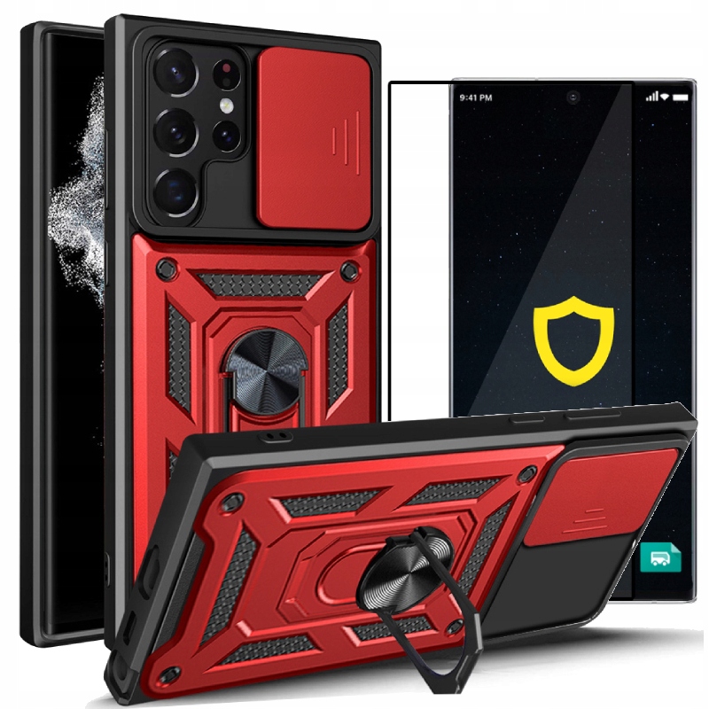 

Etui Pancerne Do Galaxy S22 Ultra Szkło 3D