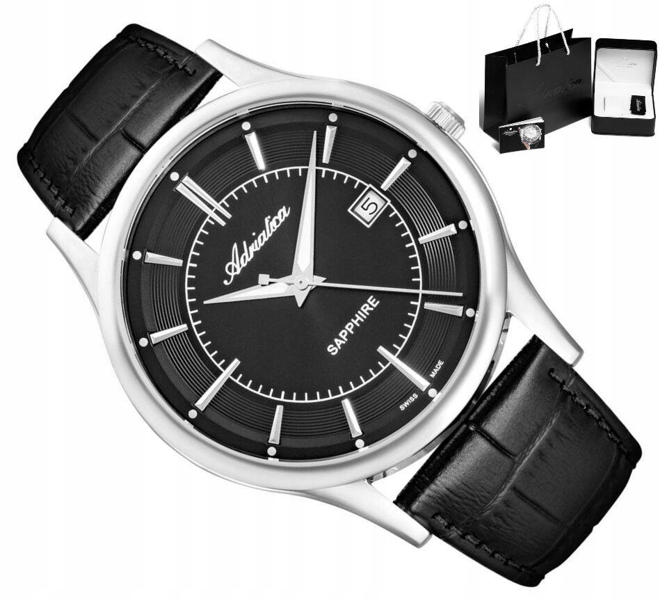 Pánské Klasické Elegantní Švýcarské Ocelové Hodinky Adriatica A1296.5214Q