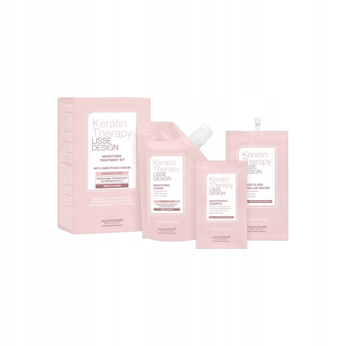 Alfaparf Kit Smoothing Treatment Sada pro laminaci a vyhlazení vlasů