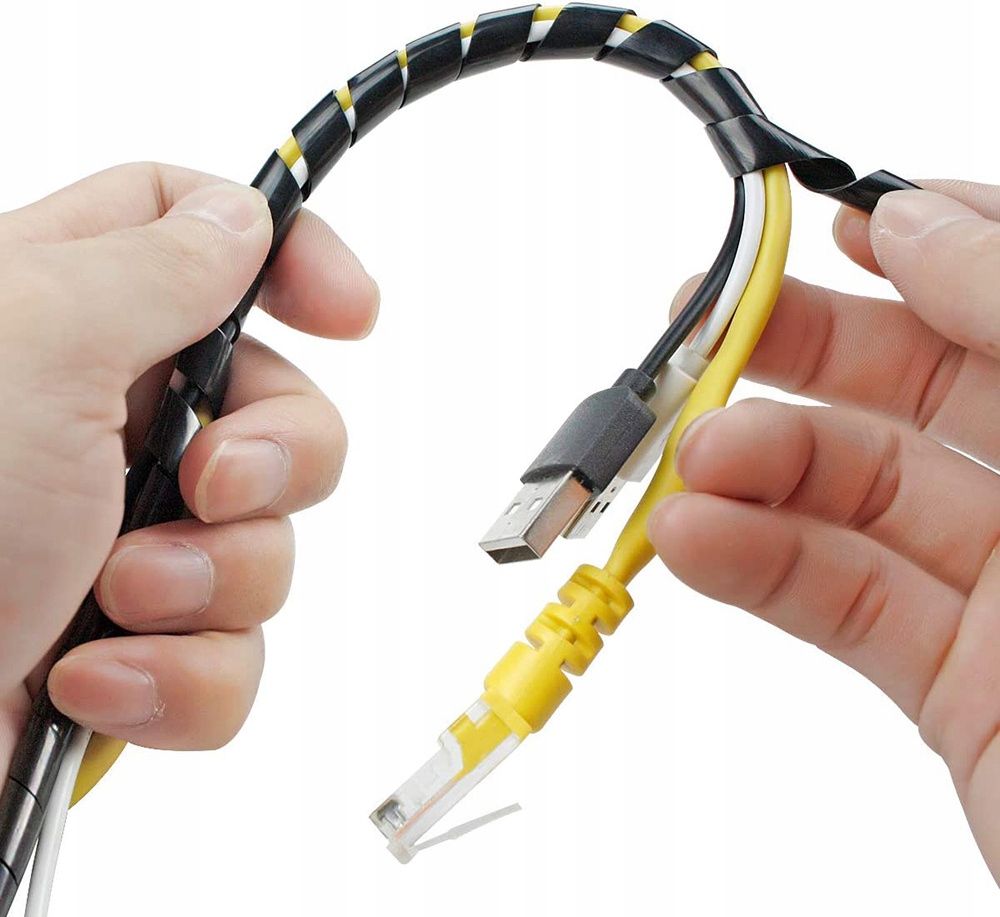 ORGANIZER MASKOWNICA KABLI PRZEWODÓW OSŁONA 10m Kod producenta CRG-001-10M-B