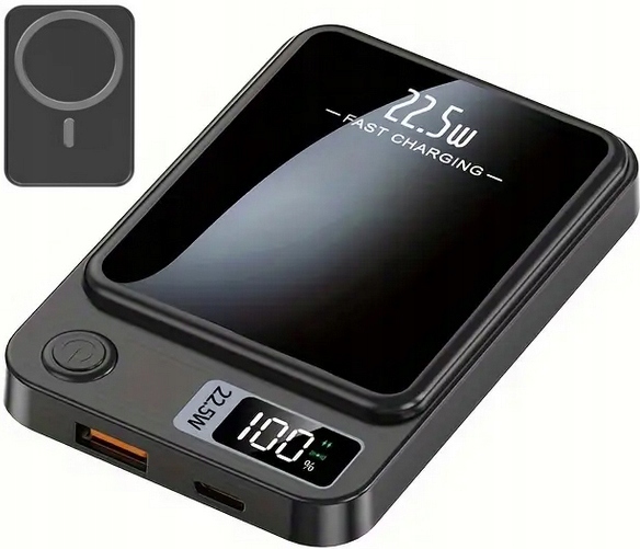 Powerbank Magsafe Do Iphone 13/14/15/16/17 Pro/mini Bezprzewodowy Szybki