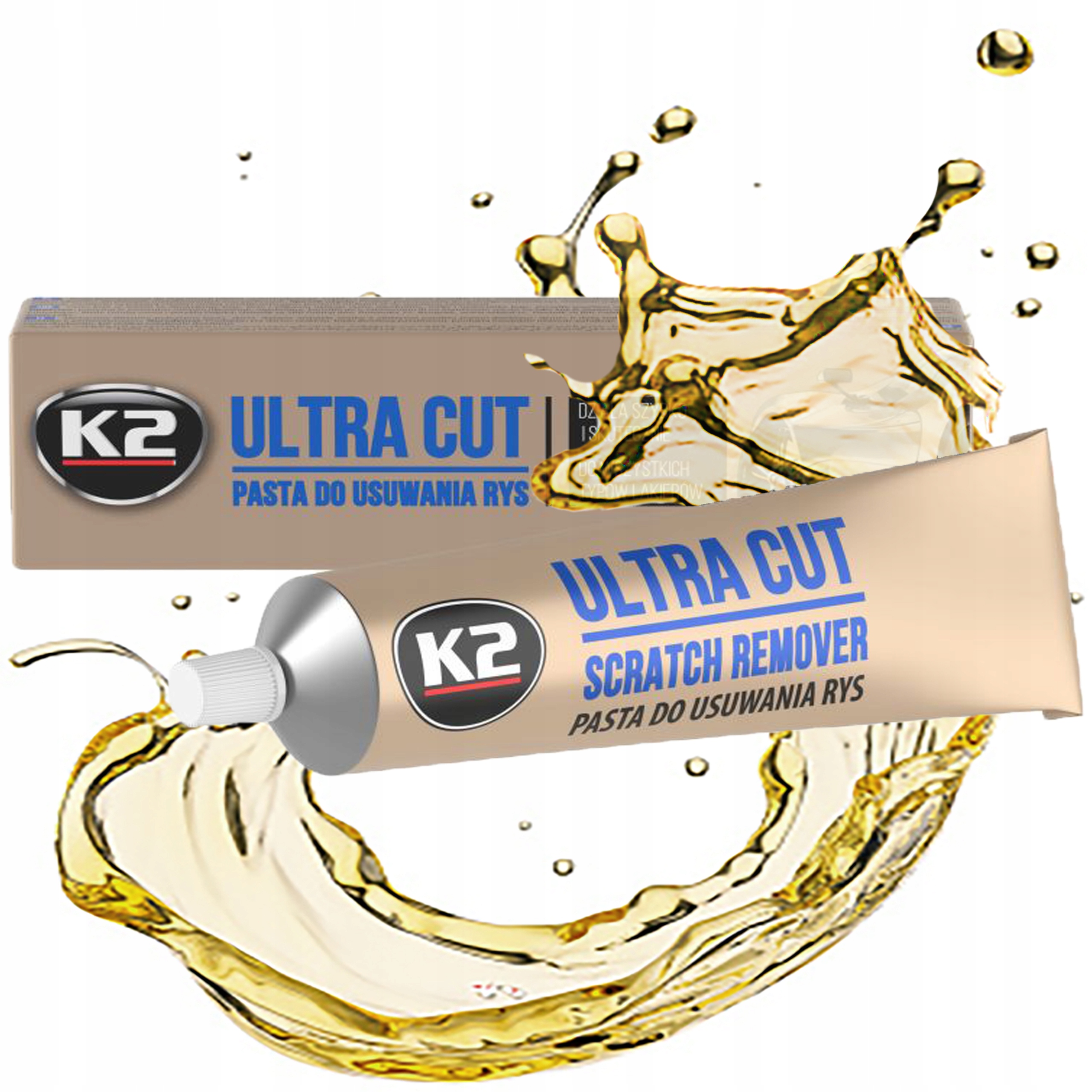 Pasta Polerska Do Usuwania Rys Zadrapań Lakieru K2 Ultra Cut