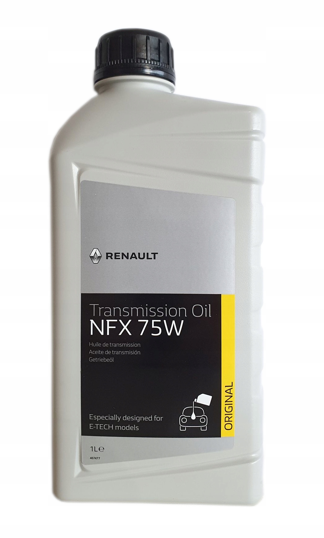 OLEJ PRZEKŁADNIOWY NFX 75W API GL-4 RENAULT EAN (GTIN) 0771194572108