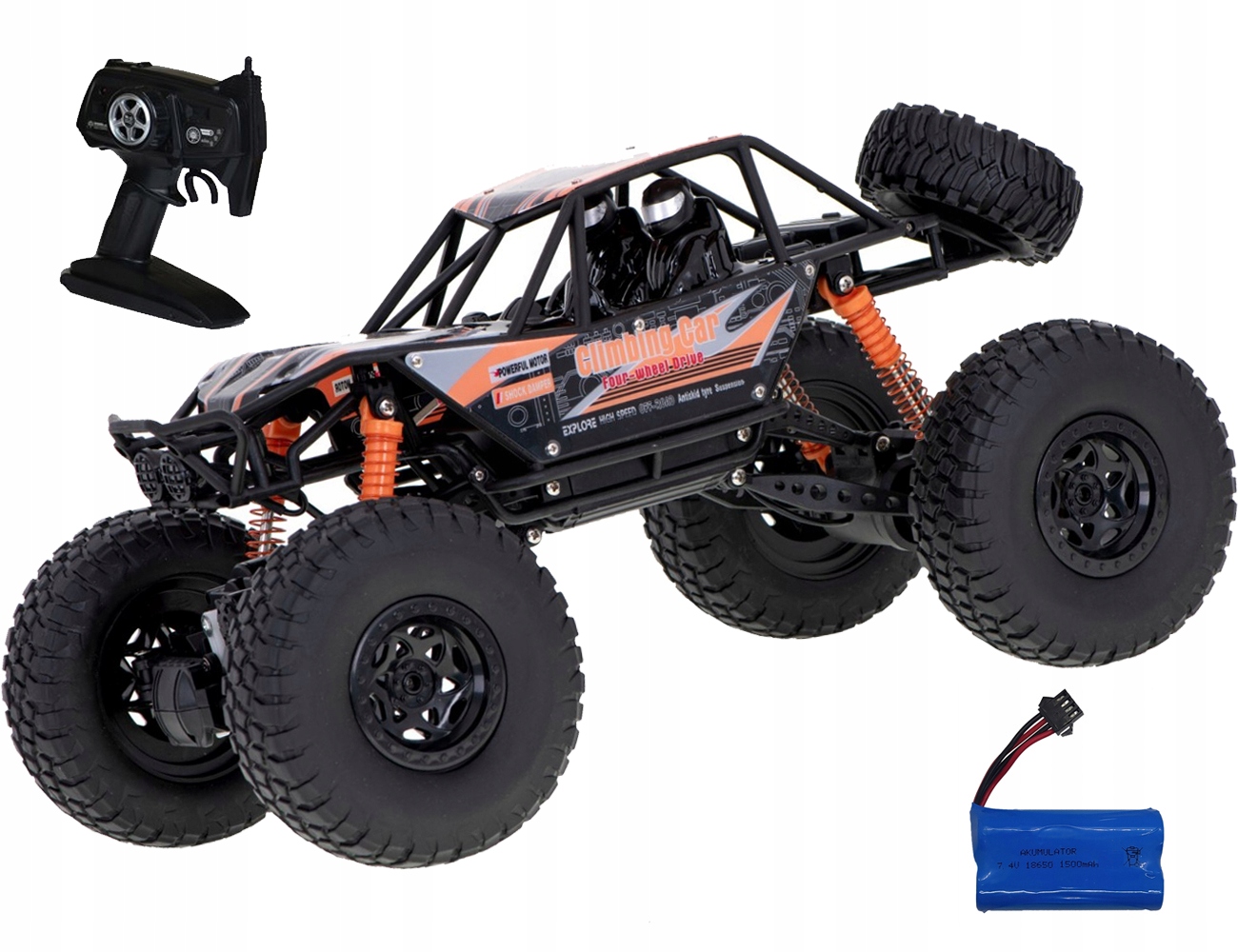 

Auto Zdalnie Sterowane Samochód Rc 48 CM Pomarańcz