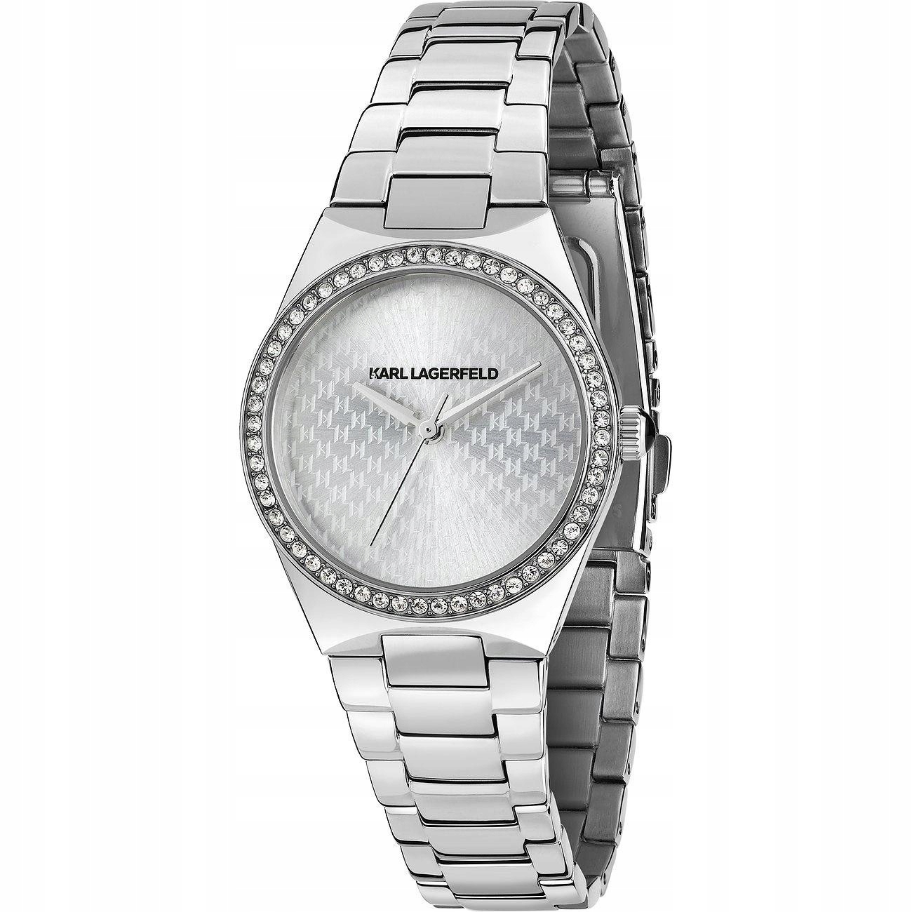 Dámské hodinky Karl Lagerfeld R0553105509 stříbrné