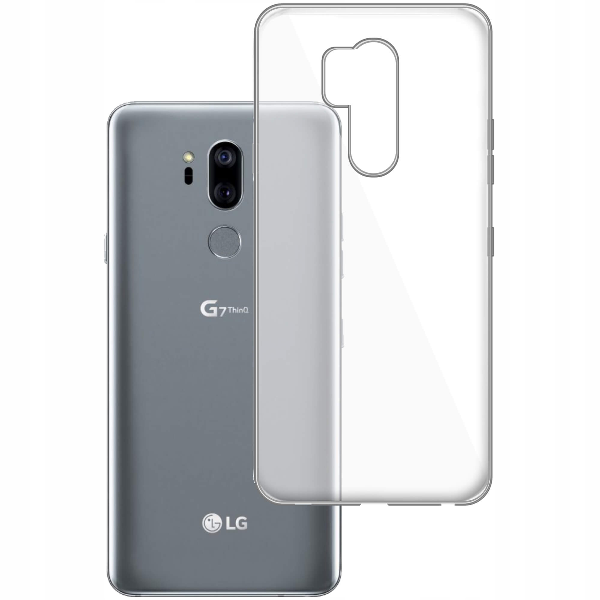 

Etui do Lg G7 G7 Thinq gumowe Slim Clear View