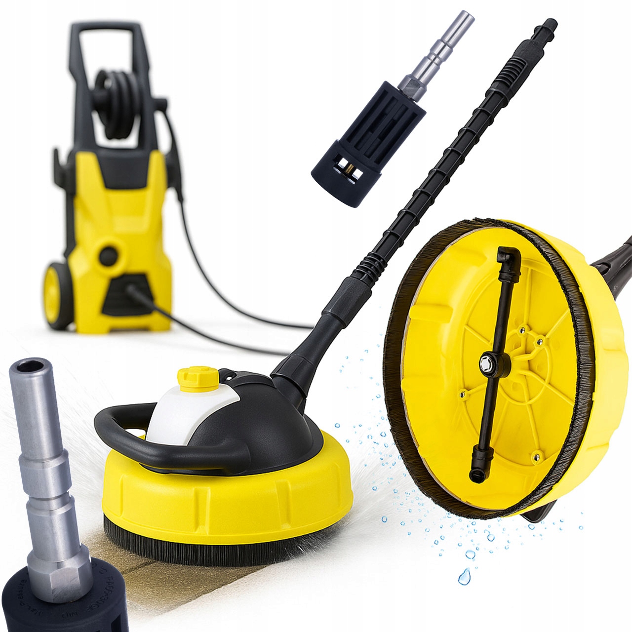 Szczotka T-racer Adapter Nilfisk Kränzle D12 Do Tarasu Kostki Karcher K2-K7