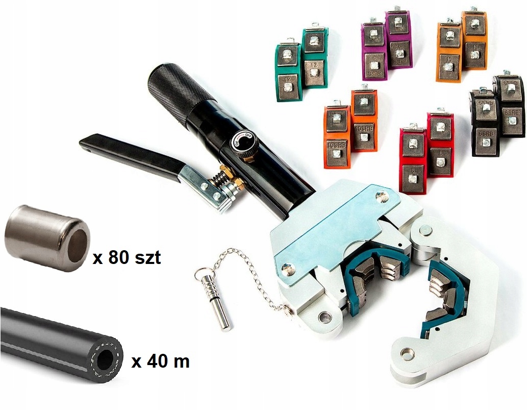 Hydraulický lisovač hadíc pre klimatizáciu štartovací balíček 3