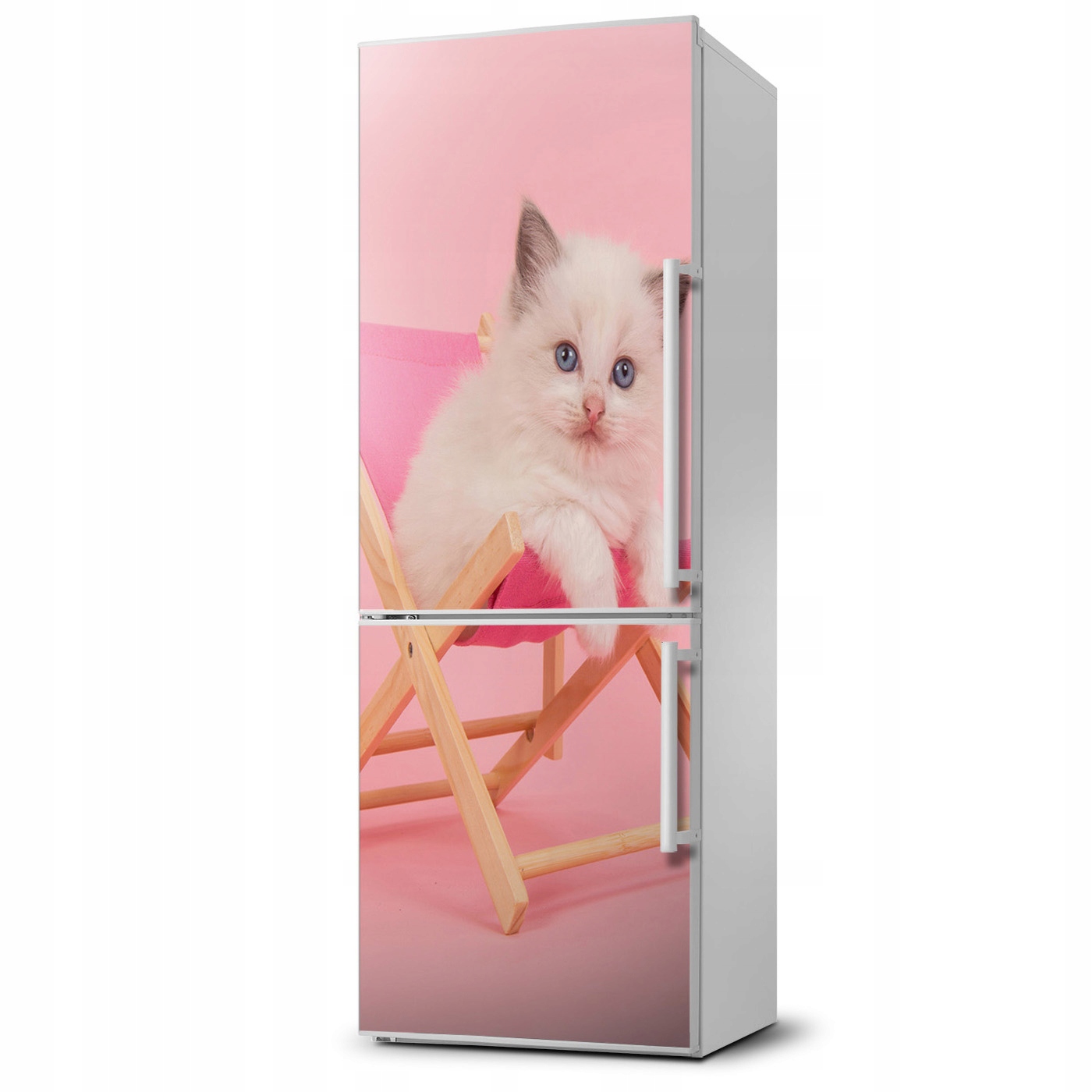 

Naklejka Magnes na lodówkę Kot na leżaku 60x180