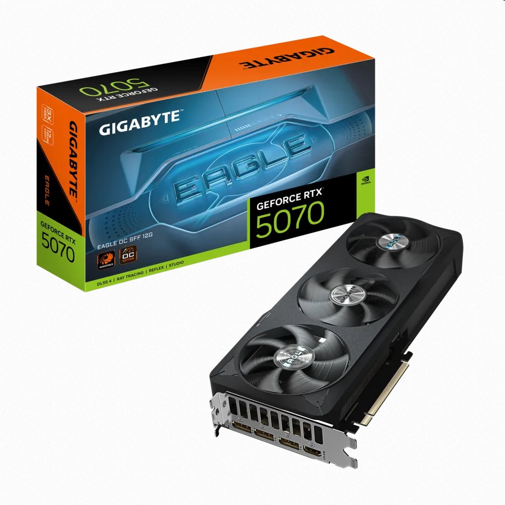 Gigabyte GeForce Rtx 5070 Eagle Sff Oc 12GB GDDR7 GV-N5070EAGLE OC-12GD