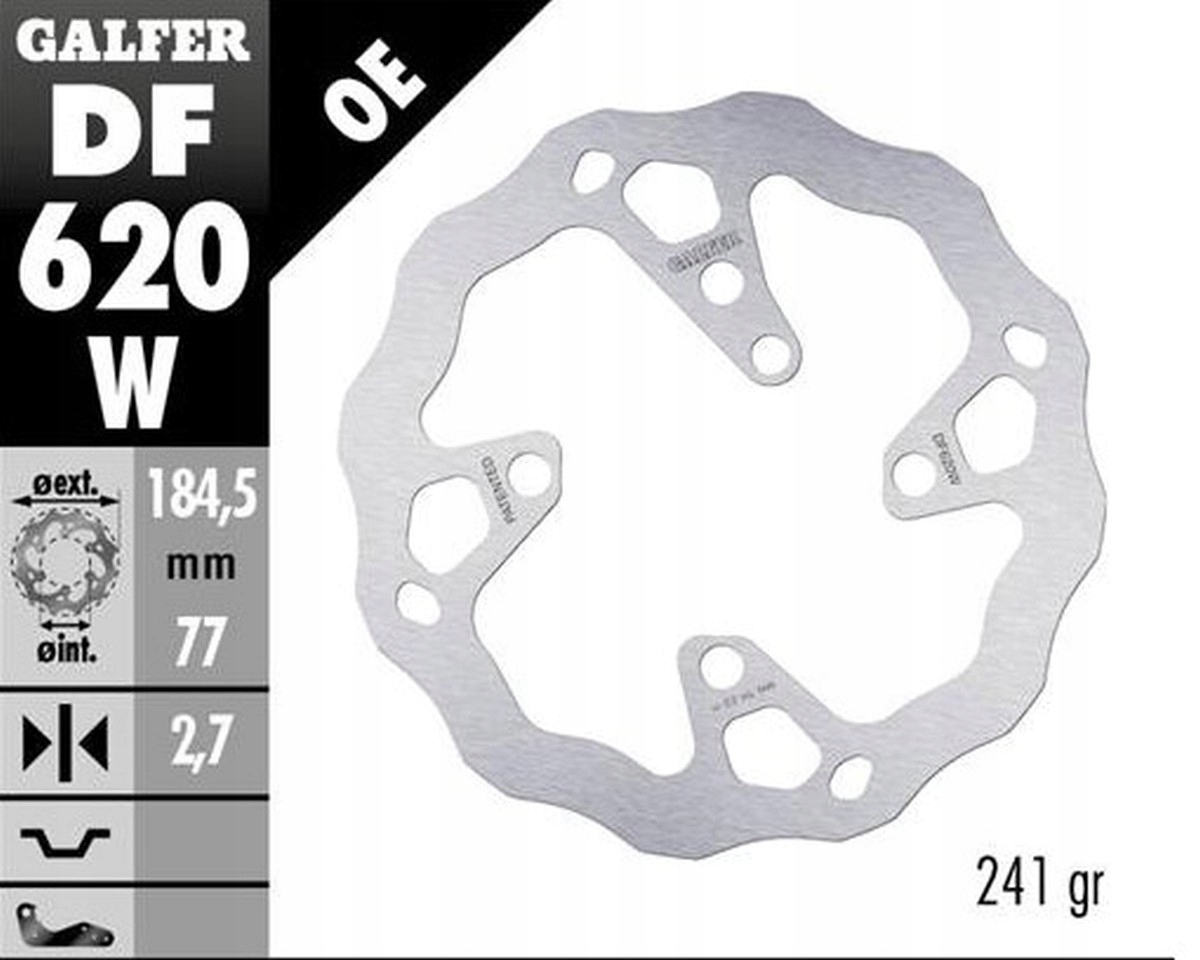 Galfer Brzdový Kotúč Zadný Beta Evo 125 '20-'23 250 2T '20-'23 300 2T '20-