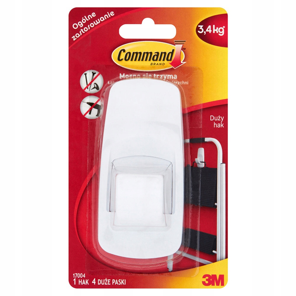 

Hak samoprzylepny 3M Command Jumbo