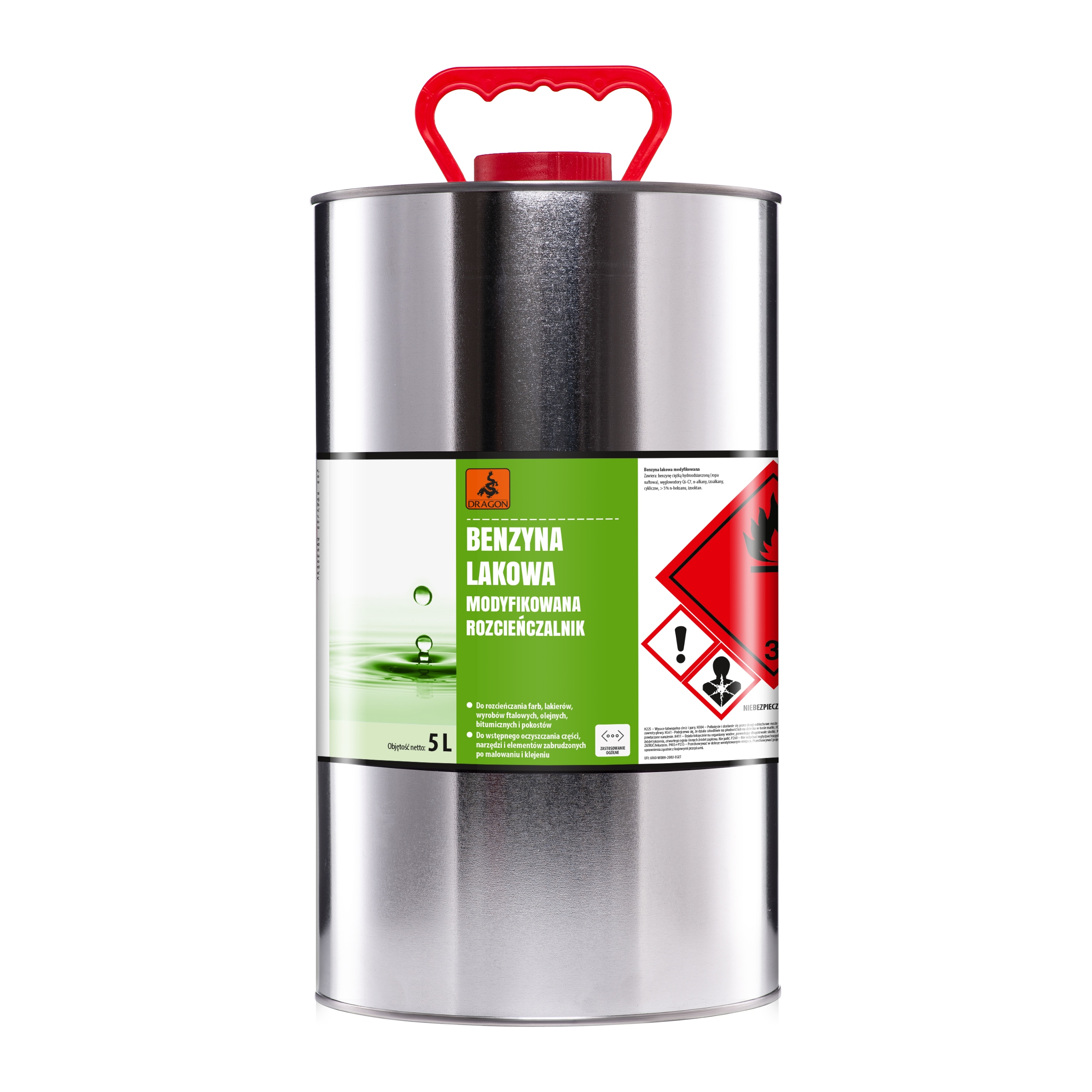 

Benzyna Lakowa Modyfikowana Dragon 5 L Metal