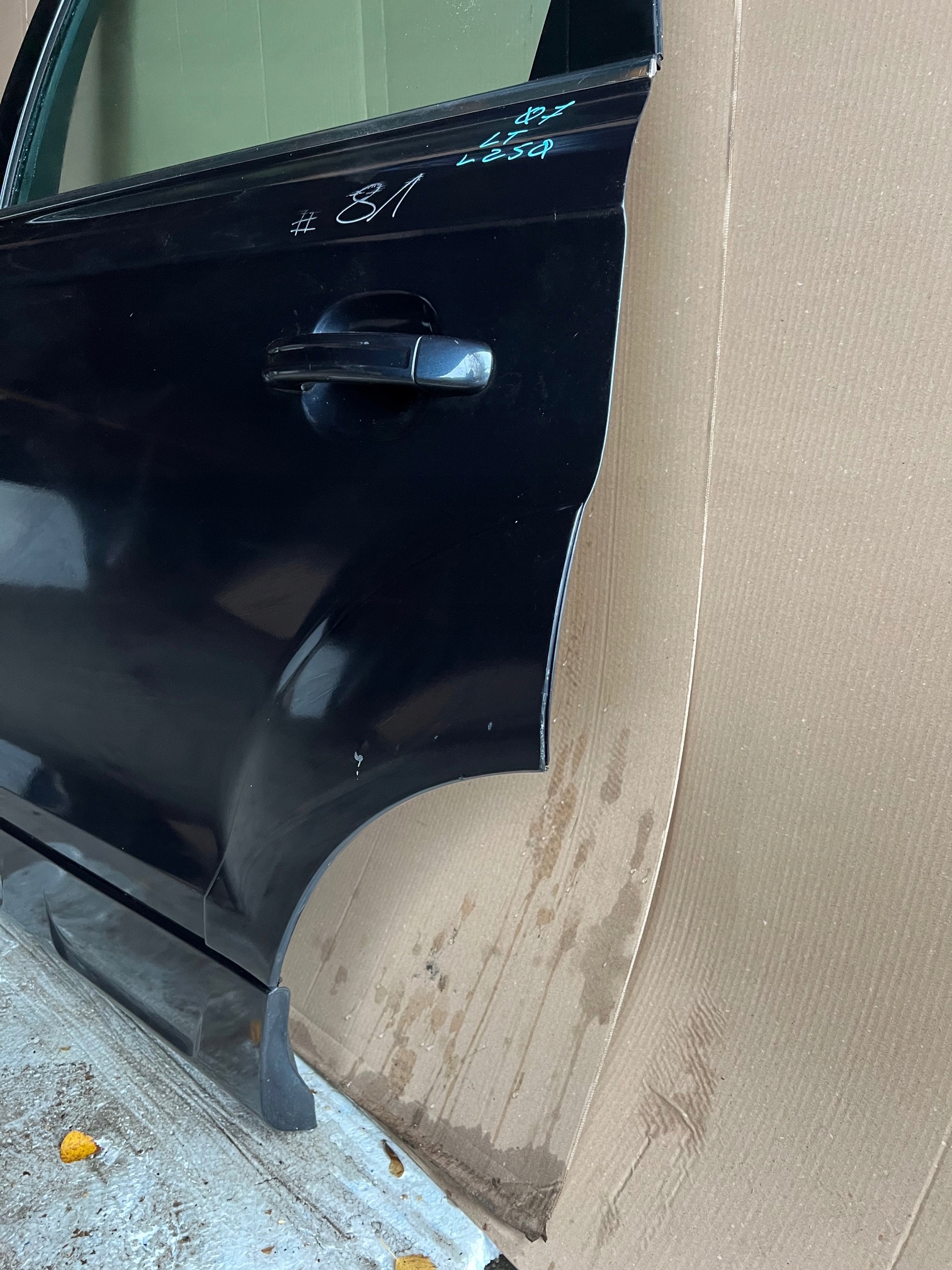 AUDI Q7 4L door left rear part left rear. LZ5Q