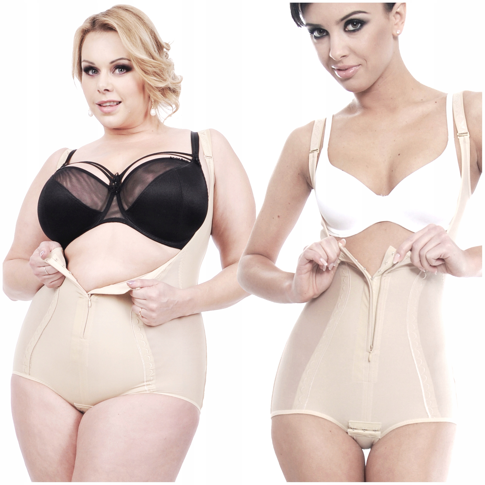 Orirose Body silně Zeštíhlující Břicho modelující pas a boky Size Plus