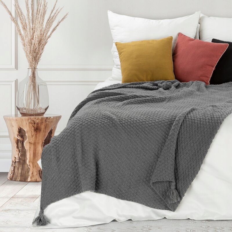 Deka přehoz 130x170 grafitová