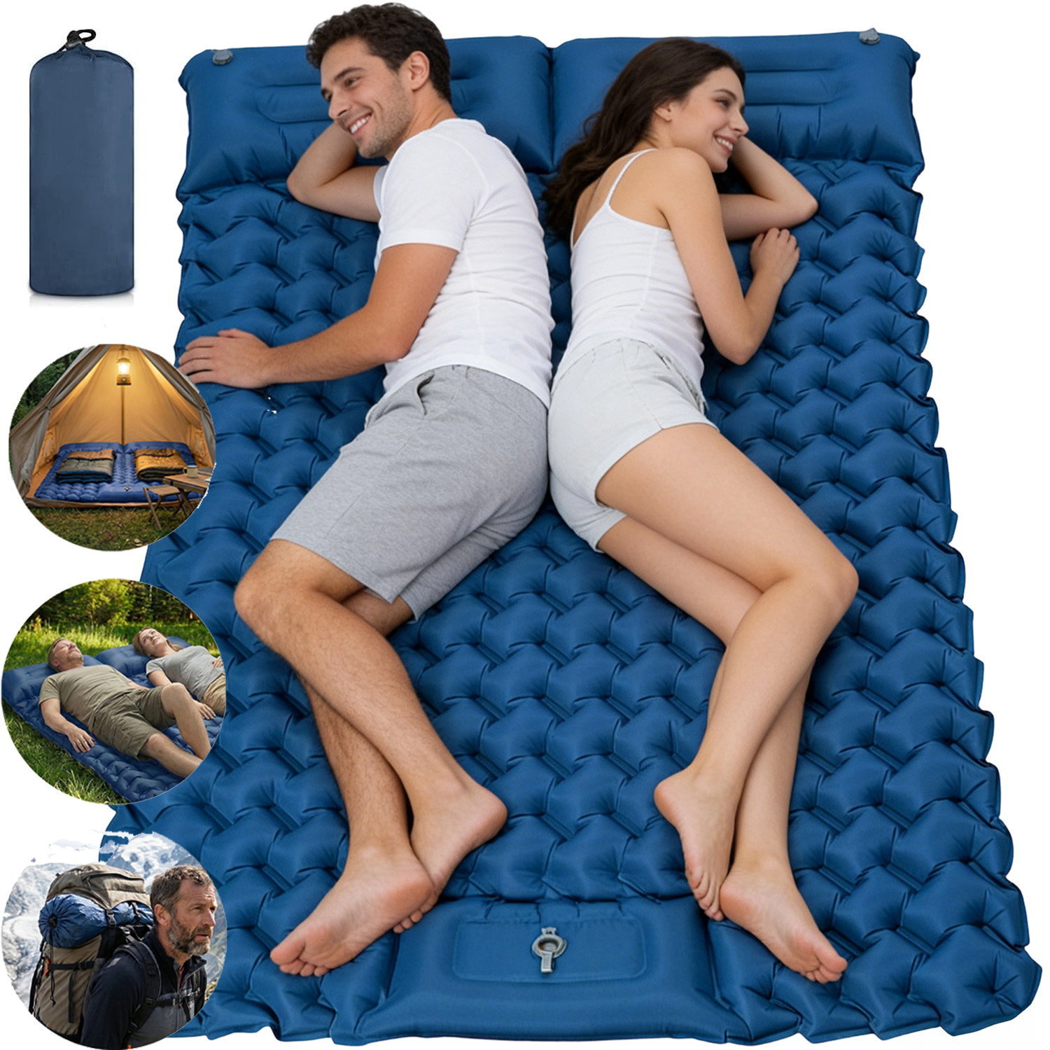 Matrace S Kempingovým Polštářem, Rolovací Podložka Zahuštěná