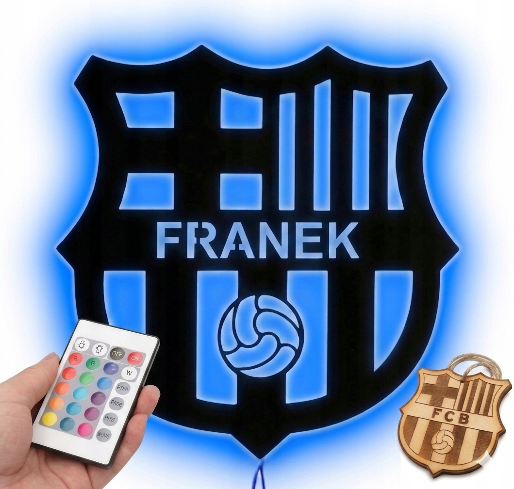 Fc Barcelona Herb Personalizowany Herb barcelony z imieniem