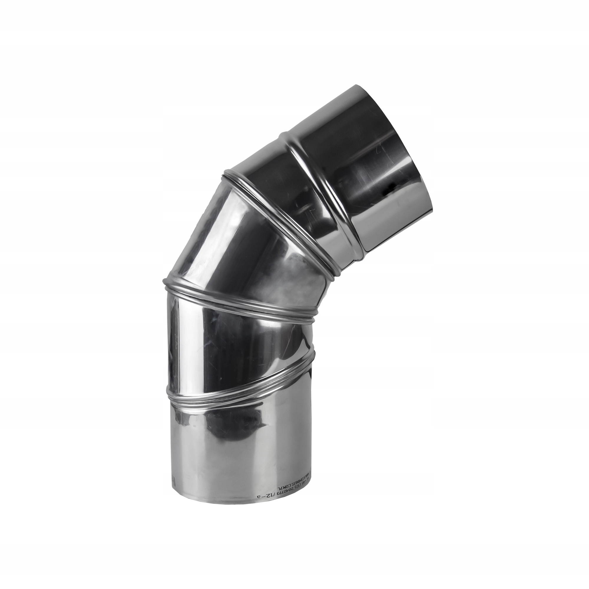 Kzs Koleno nastavitelné, žáruvzdorné, průměr 150 mm, 0-90 st, tloušťka 0,8 mm, komínová vložka