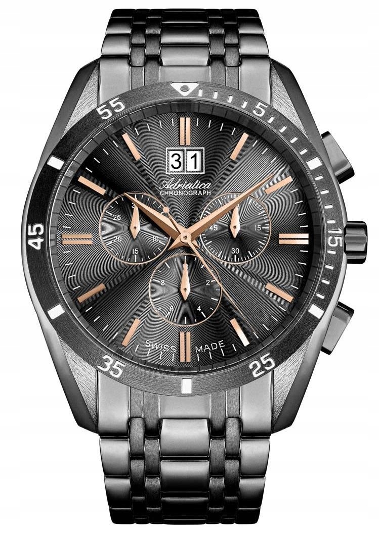 Nové Originální Pánské Hodinky Adriatica A8202.S1R6CH Chronograf data