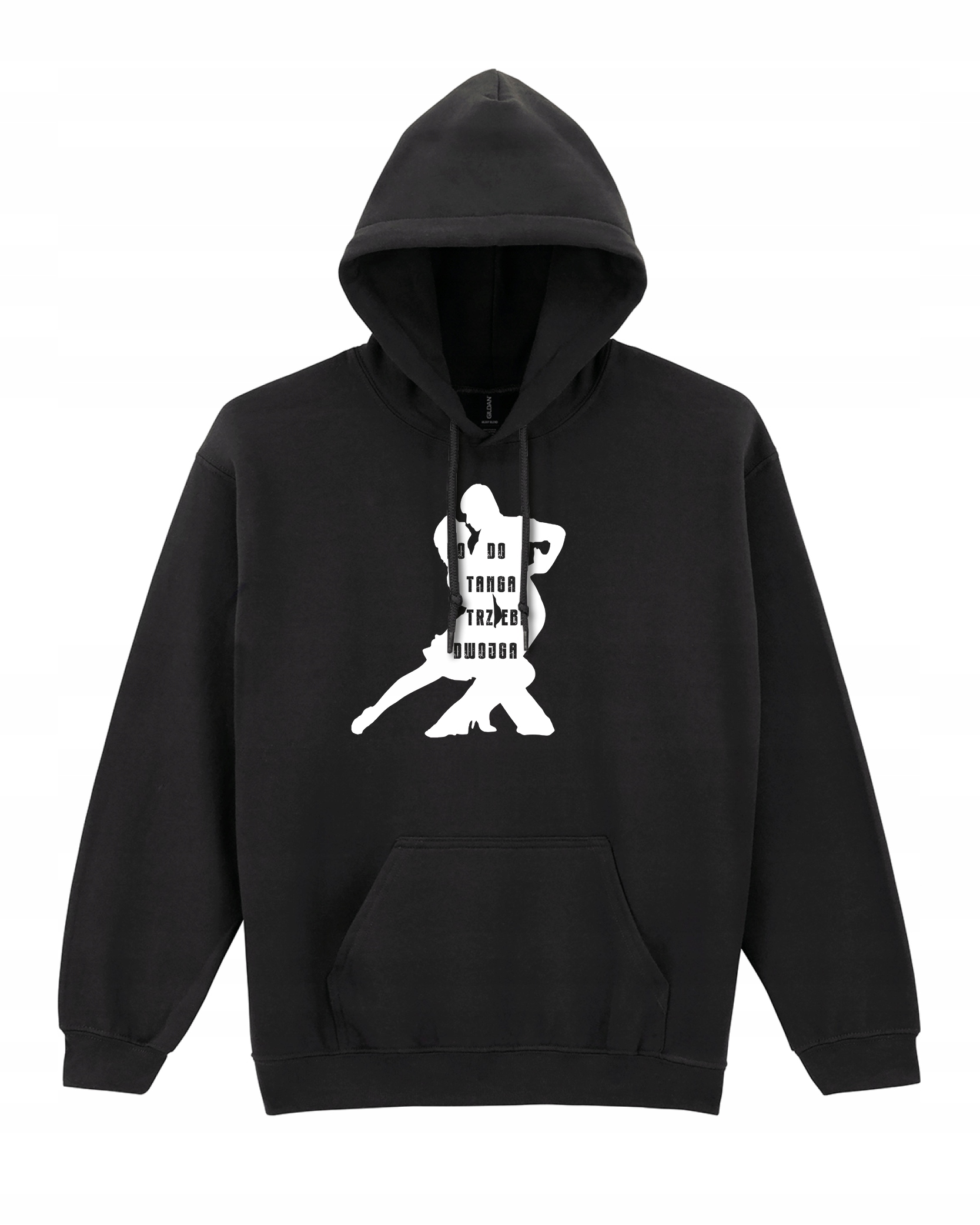 Mikina K tangu potřebujete dvě Tanec na tanci pro tanečníka Černá XL