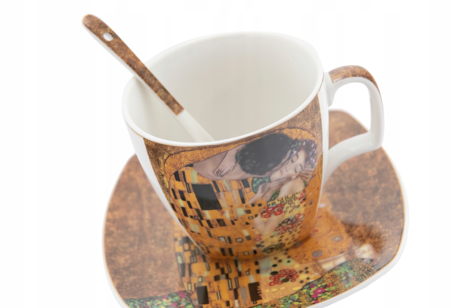 Zestaw 2 filiżanki do kawy prezent el-besso Klimt Linia Klimt