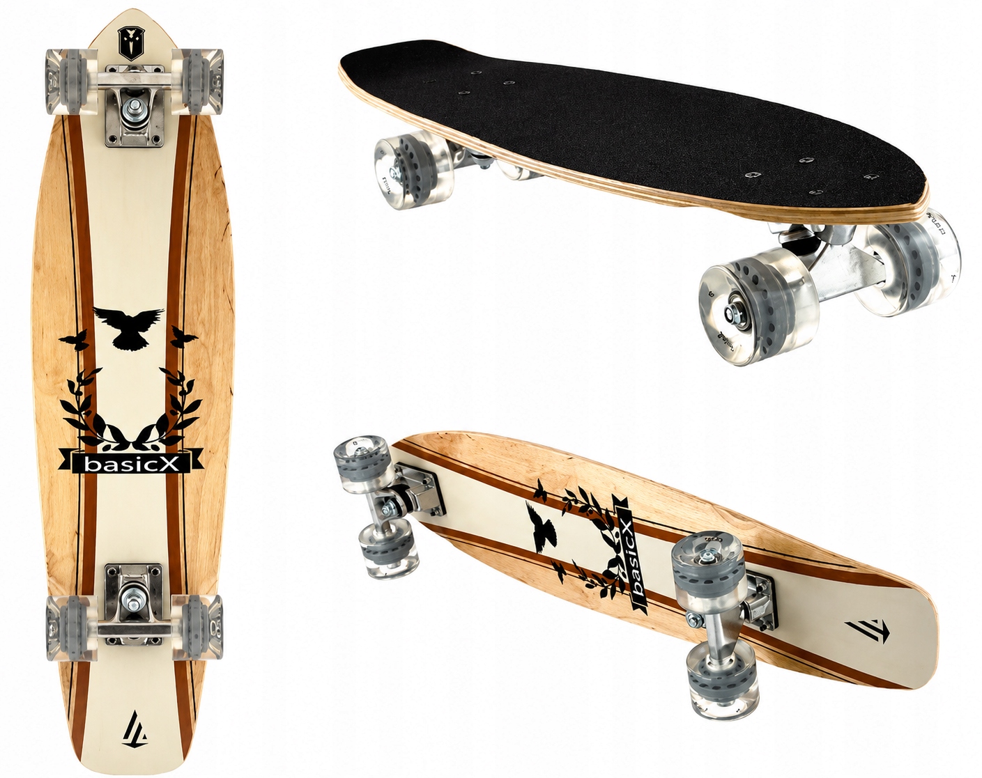 Deskorolka Deska Fiszka Drewno Klon Longboard Pennyboard 827D