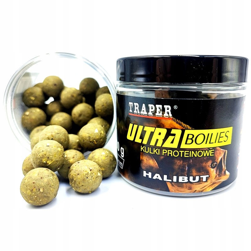 Kulki Proteinowe Hakowe Traper Ultra Halibut 16mm 100g Na Karpia Jesiotra